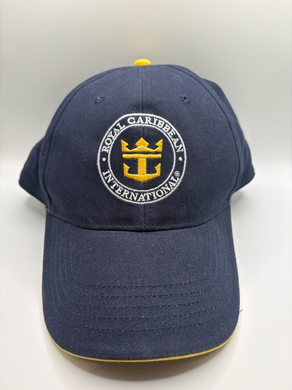 Royal Caribbean Allure of the Seas Adjustable Navy Logo Baseball Cap Hat